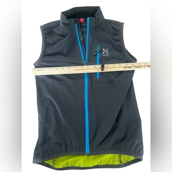 Haglöfs Women’s Black Vest with Green Inside Size Small - Picture 5 of 7